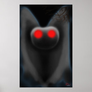 Mothman affischtryck poster