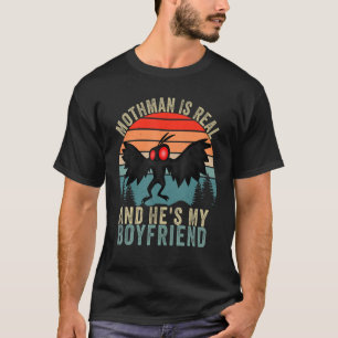 Mothman är äkta och han är min vän Mothman T Shirt