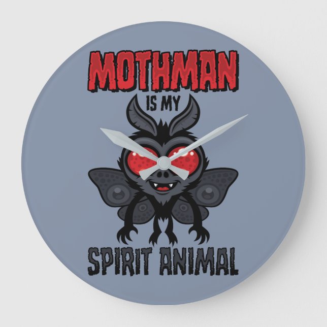 Mothman Är Min Andliga Djur Stor Klocka (Framsida)