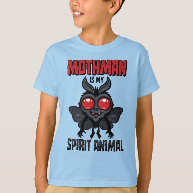 Mothman Är Min Andliga Djur T Shirt (Framsida)