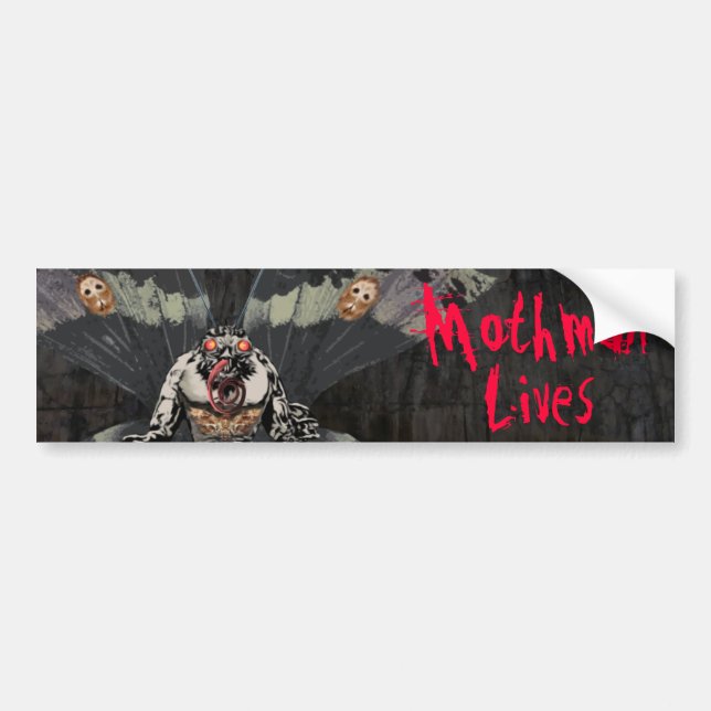 Mothman bor bildekalet bildekal (Framsidan)