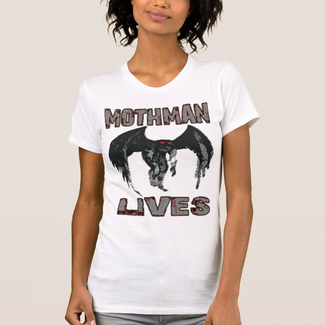 MOTHMAN BOR SKJORTAN T SHIRT (Framsida)