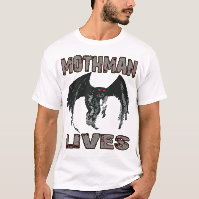 MOTHMAN BOR SKJORTAN TRÖJA (Framsida)