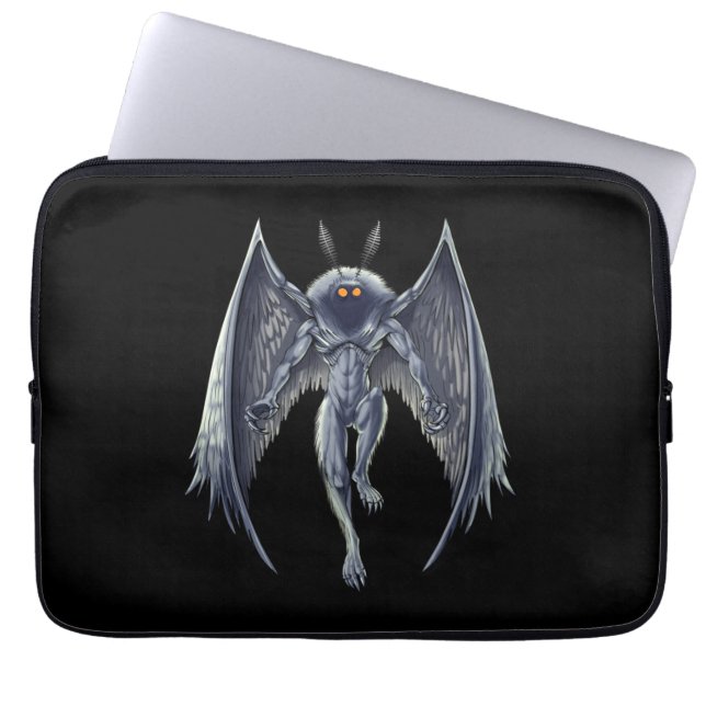 Mothman Cryptid Creature Laptop Fodral (Framsidan)