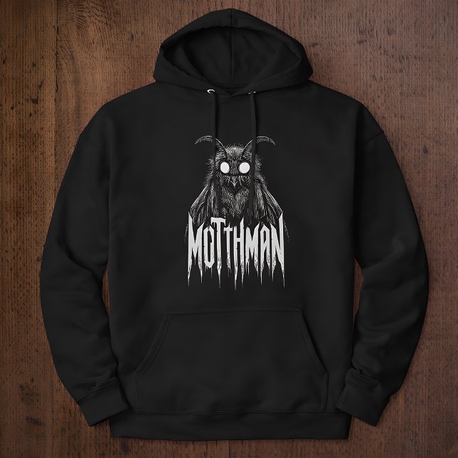 Mothman Cryptid Horror Gothic Paranormal Creature  Hoodie (Skapare uppladdad)