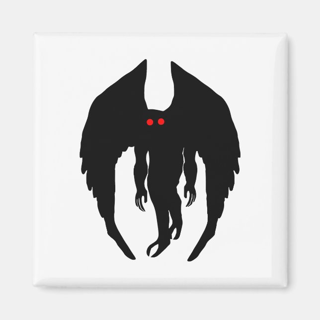 Mothman Cryptid Magnet (Framsidan)