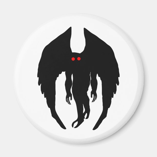Mothman Cryptid Magnet (Framsidan)
