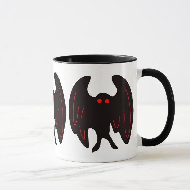 Mothman Cryptid Monster Mugg (Höger)