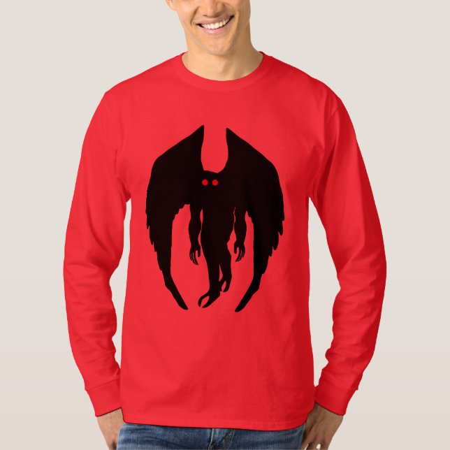 Mothman Cryptid T Shirt (Framsida)
