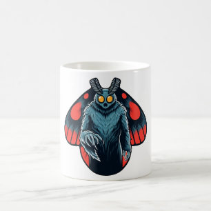Mothman - Cryptid Väster Virginia Cryptozoology Kaffemugg