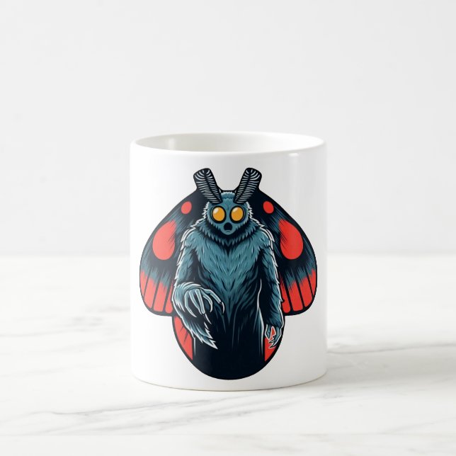 Mothman - Cryptid Väster Virginia Cryptozoology Kaffemugg (Center)