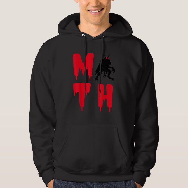Mothman-folklore Moth-varelse Kryptozoologi Krypt Hoodie (Framsida)