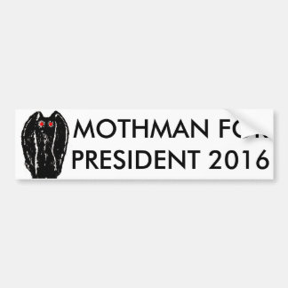 Mothman för den presidentklistermärken 2016 bildekal