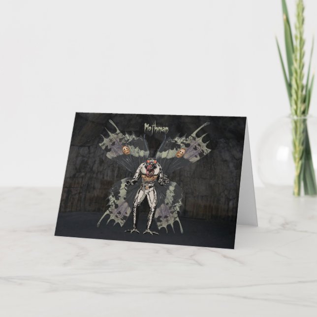 Mothman Greeting Card Kort (Framsida)
