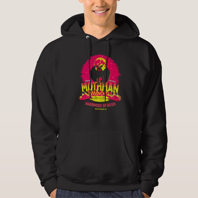 Mothman Harbinger från Doom Cute Cryptid Creature Hoodie (Framsida)