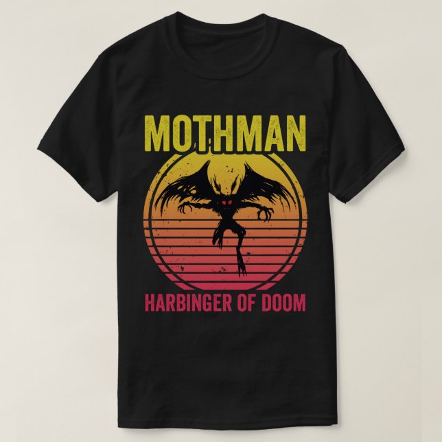 Mothman Harbinger från Doom T Shirt (Design framsida)