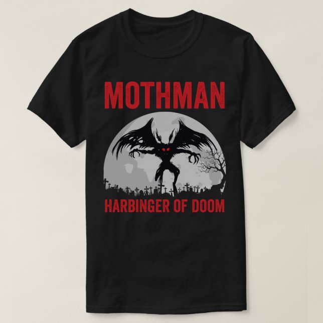 Mothman Harbinger Of Doom T Shirt (Design framsida)