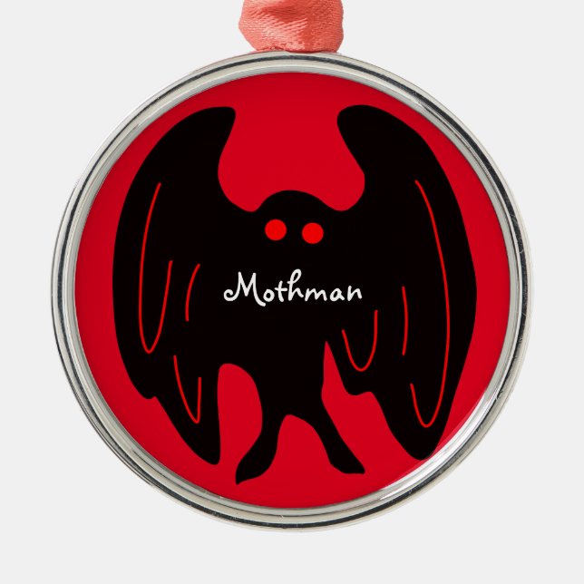 Mothman-jul Julgransprydnad Metall (Framsidan)