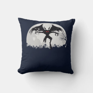 Mothman Måne Cryptid Point Pleasant Gift Kudde