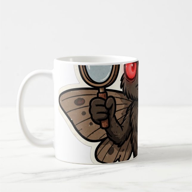 Mothman Meme-utredning Kaffemugg (Vänster)