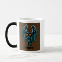 Mothman "Mort" Cryptid-kaffe mugg