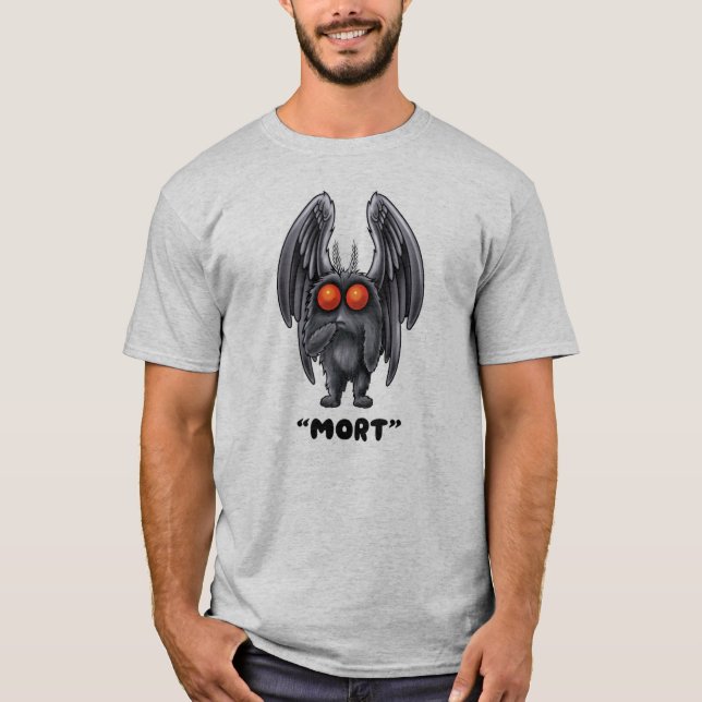 Mothman "Mort" Cryptid T-Shirt (Framsida)
