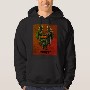 Mothman "Mort" Cryptid Vintage bild Stil Hoodie