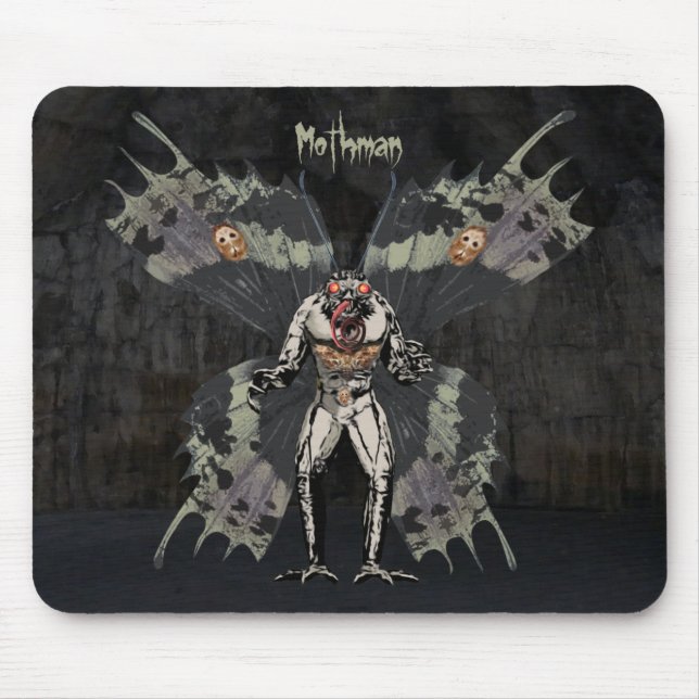 Mothman Mousepad Musmatta (Framsidan)