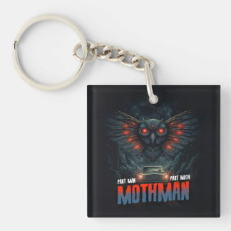 Mothman Night Himlar med Car Ljus