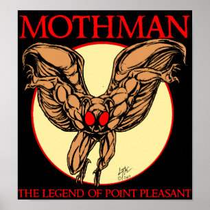 Mothman: Punktens förklaring glädjande Poster