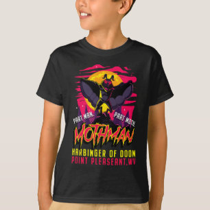 Mothman Roligt Cryptid Harbinger Part Man Part Mot T Shirt