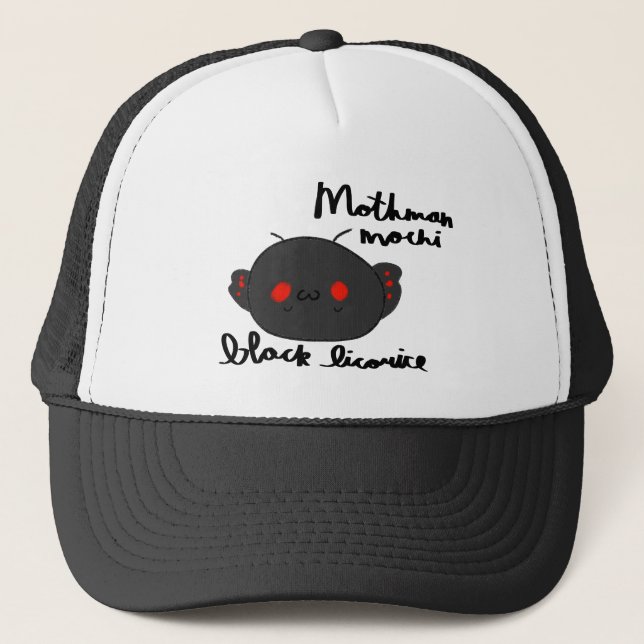 Mothman Söt Mochi Rolig Djur Mochi Keps (Framsida)