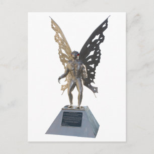 Mothman Statue från Point Pleasant Väster Virginia Vykort
