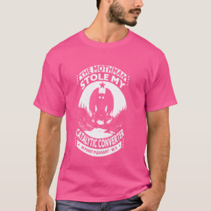 Mothman Stole My Catalytic Converter Moth Man Funn T Shirt