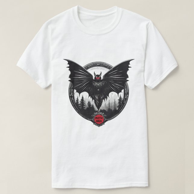 Mothman T Shirt (Design framsida)