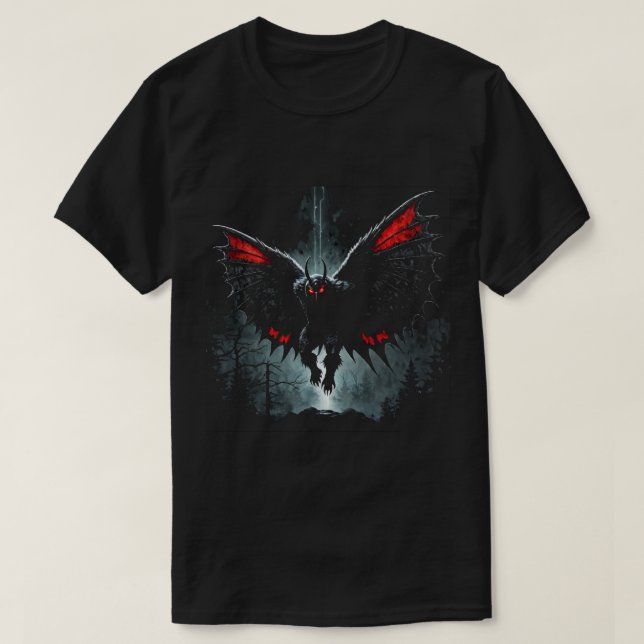 Mothman T Shirt (Design framsida)
