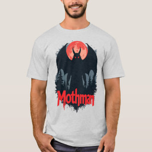Mothman T-Shirt - Väster Virginia Cryptid Legend T