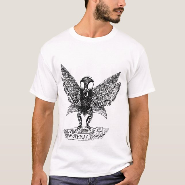 MOTHMAN TEE SHIRT (Framsida)