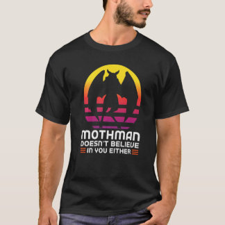 Mothman tror inte på Cryptozoology Mothman Prem T Shirt