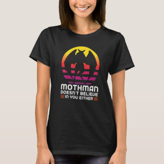 Mothman tror inte på Cryptozoology Mothman Prem T Shirt