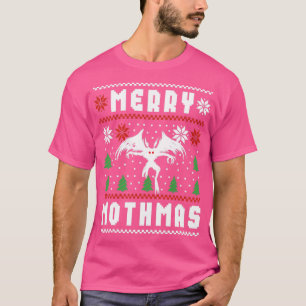 Mothman Ugly jul Sweater Merry Mothmas T Shirt