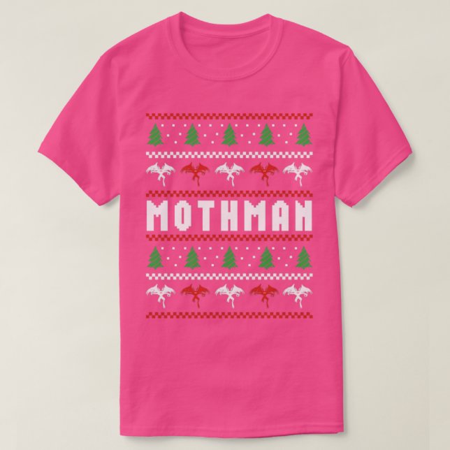 Mothman Ugly jul Sweater T Shirt (Design framsida)