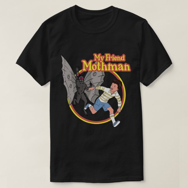 Mothman Vintage T-Shirt (Design framsida)