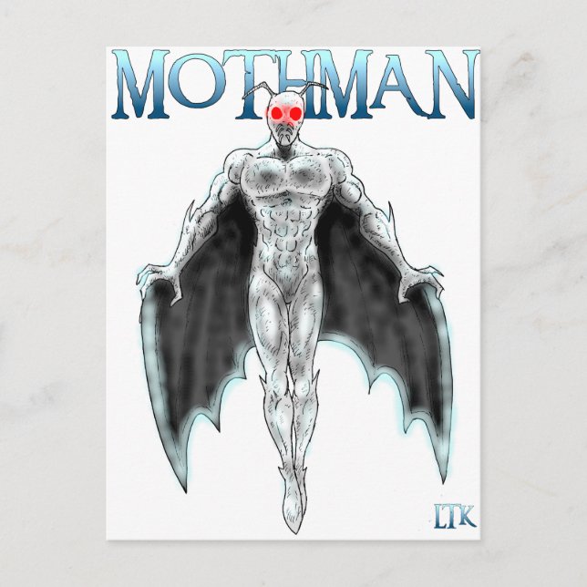Mothman Vykort (Framsida)