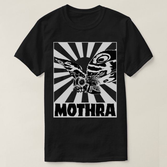 MOTHRA Stigning sol för röda T Shirt (Design framsida)