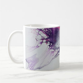 Motif abstrait rose. kaffemugg