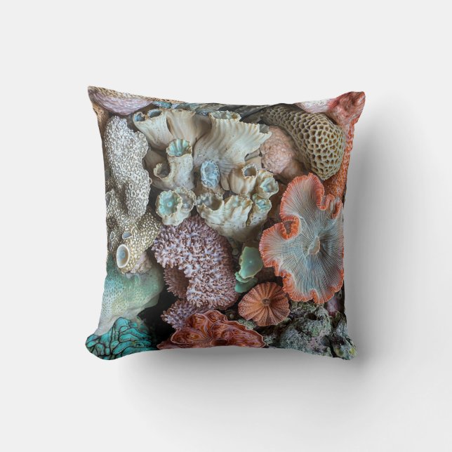 Motif corail naturel 🌊 pour déco marine kudde (Framsida)