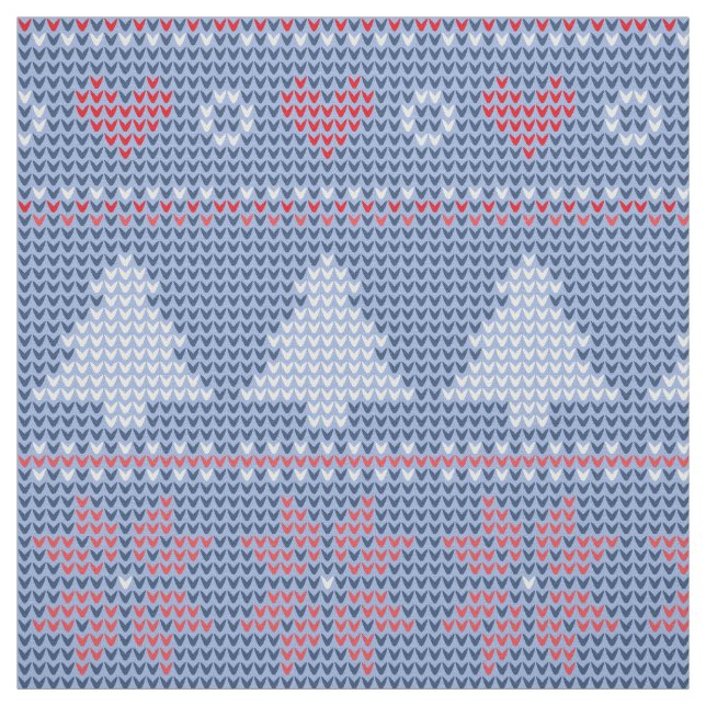 Motif de tricot de Noël Bleu Tyg (Provkarta)