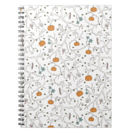 Motif de vigne effrayante pour Halloween Anteckningsbok