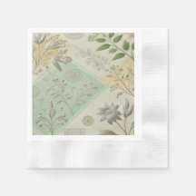 Motif Design för silver Blommigt